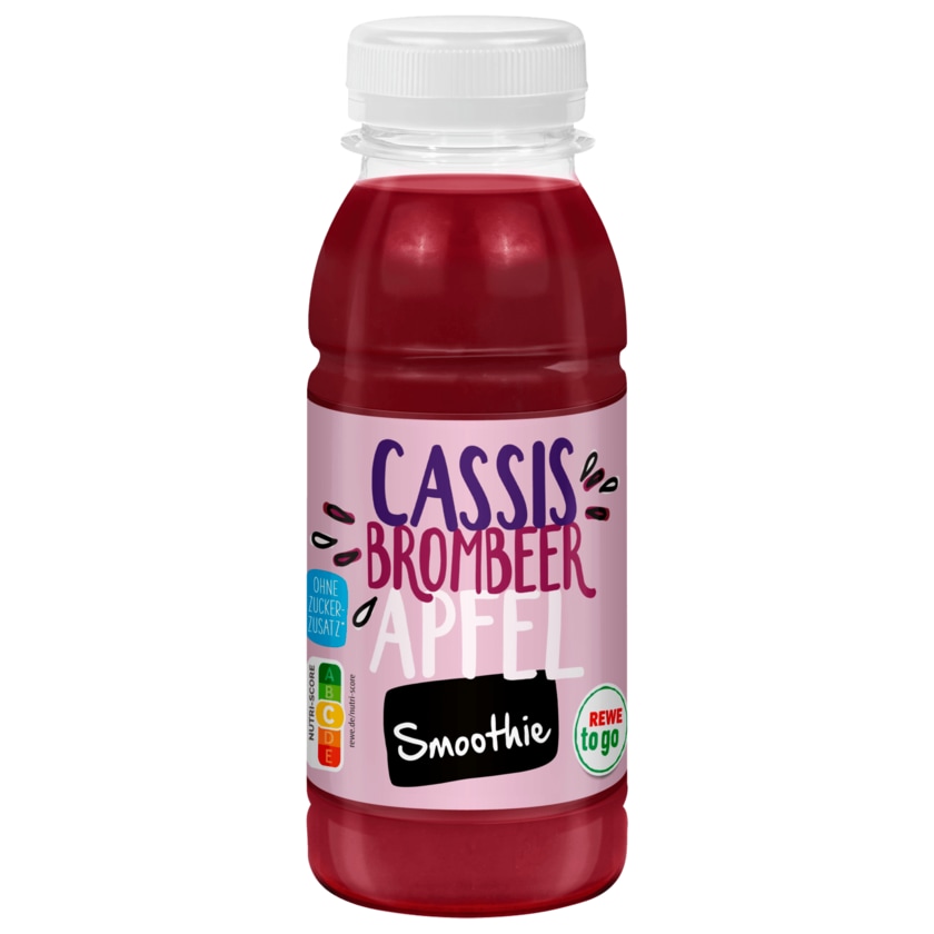 REWE to go Smoothie Cassis Brombeer Apfel 250ml